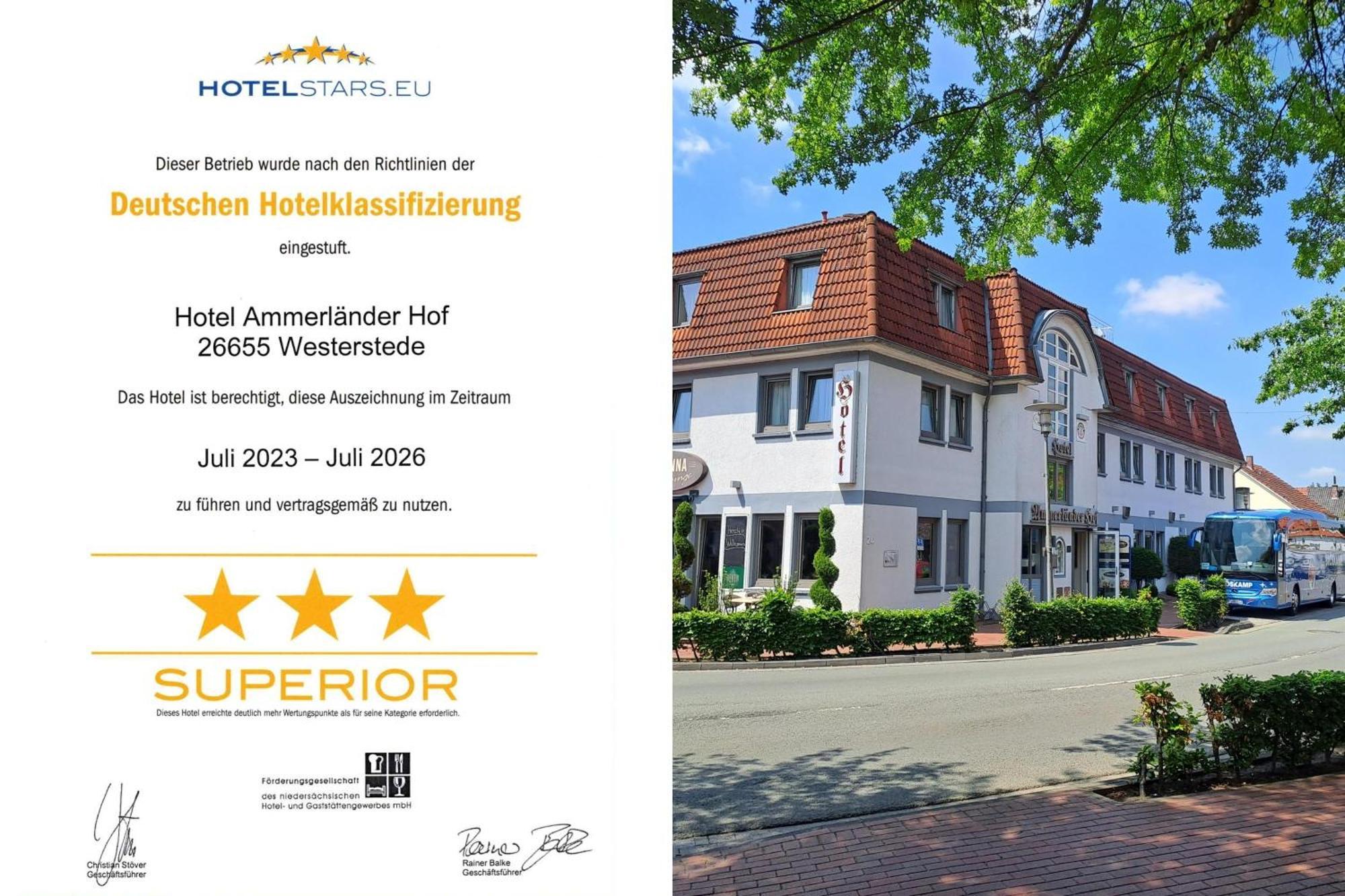 Hotel Ammerlaender Hof Westerstede Extérieur photo