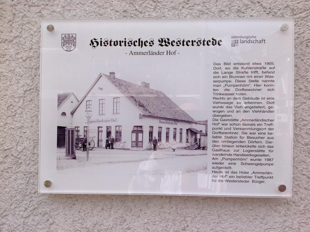 Hotel Ammerlaender Hof Westerstede Extérieur photo